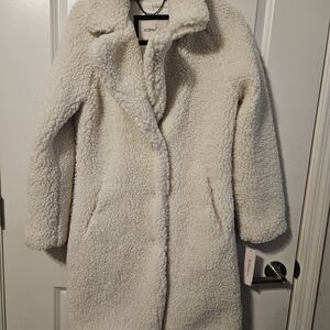 BCBGeneration Cream Teddy Jacket